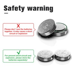 10-100pcs lot LR44 LR41 AG0~AG13 Button Cell 1.5V Alkaline Battery Toys, Watches
