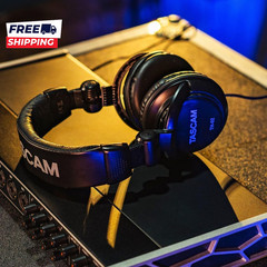 TH-02 Professional Studio Monitor Headphones Wired over Ear