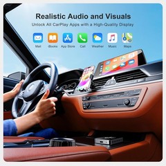Faimee T11 Wireless CarPlay Adapter HDMI Wi-Fi Bluetooth 4K Dual-Band 4GB+32GB