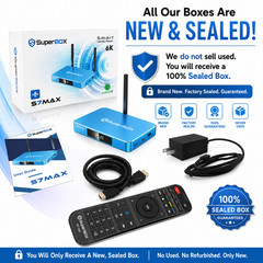 New Superbox S7 Max – 7 Day Time Shift Android Streaming – Same Day Shipping