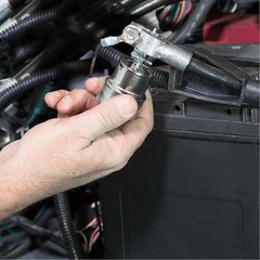 12V/24V Battery Terminal Connectors Leisure Battery Terminals 4-Way for Car Boat