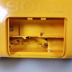 Sony CFD-980 ESP Sports Water Resistant Boombox CD Cassette AM/FM Yellow TESTED