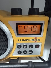 Sangean Compact-Size Utility Worksite Radio LB-100 Yellow