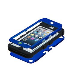 For iPod Touch 6th Gen – Hard & Soft Rubber Hybrid Rugged Armor Impact Case Skin