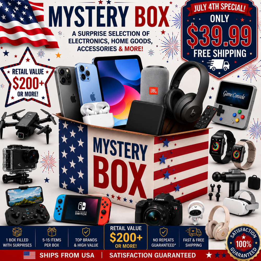 🎁Amazon Mystery Box Large Liquidation Box Electronics Home Goods JULY 4🎁