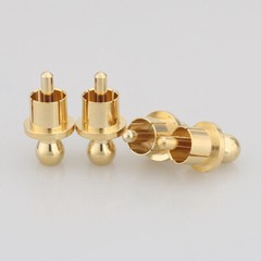 16PCS Gold Plated RCA Caps Plug Short-Circuit Shielding Socket Protect Cover US