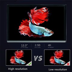 13.3in Car Headrest Monitor Bluetooth WIFI For Rear Seat Entertainment System