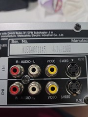 Panasonic DVD Video Recorder DMR-E80H HD DN DVR with 80GB Hard Drive Works