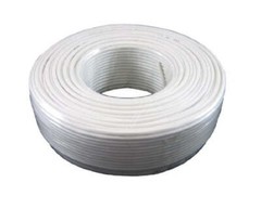 Phone Cable 300ft Rounded White Roll (100 M – 328 ft) 4X1/0.4 Reel Round Telepho