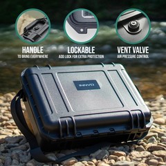 INNVO Starlink Mini Gen 4 Case – IP67 Waterproof 17 x 14 x 6 inches, Black