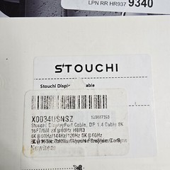 8K HDMI 6ft Stouchi (Certified) Ultra High Speed HDMI Cable 1 Pack