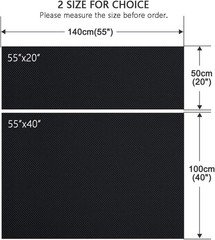 Multi-Purpose Black Speaker Mesh Cloth: 55 x 20 in for Home Use & Performance