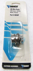 Vanco CBC8P CB Radio Microphone 8 Pin Male Panel Jack Replacement Connector Kit
