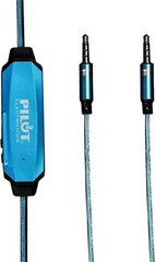 Pilot Electronics EL-1301BWK Auxiliary Music Sync Audio Cable, 3.5mm, Green