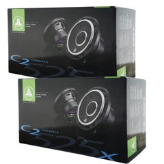 2 Pairs Jl Audio C2-525x 5 1/4″ 2 Way Coaxial Car Speakers