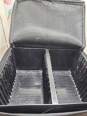 Vintage Cd/ Dvd Carry Case 28 Total Games,videos, Music Nylon Case