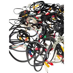 AV Cable Assorted Lot 60pc RCA S-Video Auxiliary Coaxial Adapter Connector Set