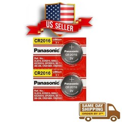 Super Fresh 2 x PANASONIC CR 2016 CR2016 LITHIUM COIN CELL EXP 2033
