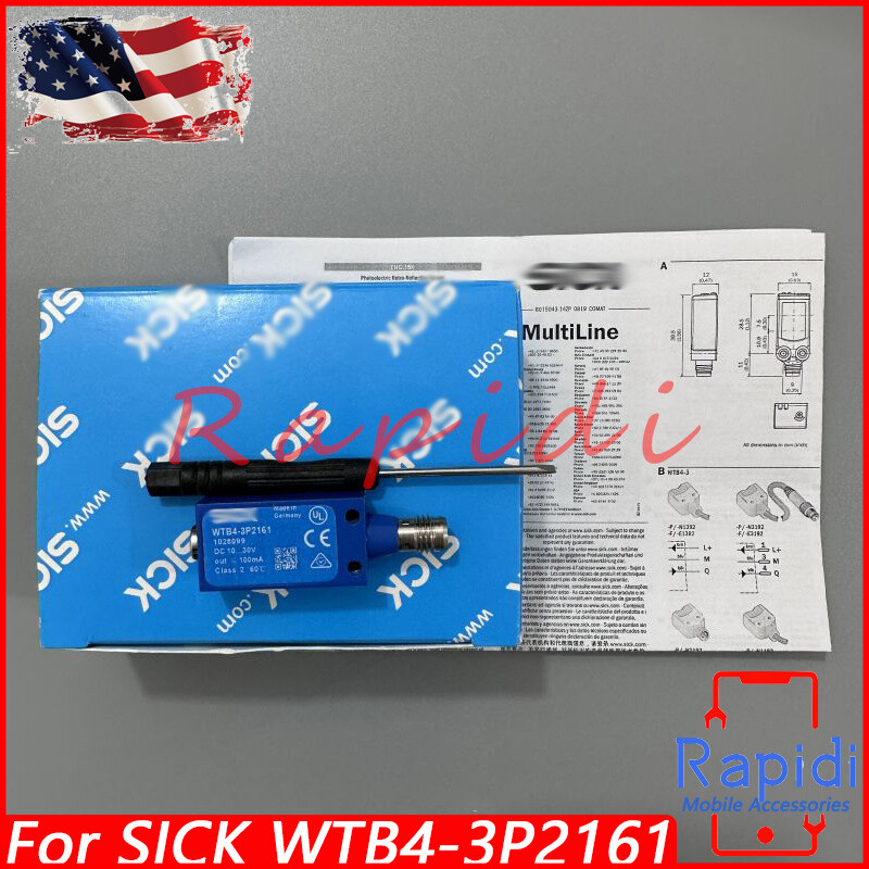 New In Box For SICK WTB4-3P2161 1028099 Photoelectric Switch 10-30VDC 100mA