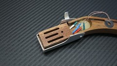 Adapter / Slider / Mounting Bracket for Grado Wooden Tonearm – Mahogani Wood