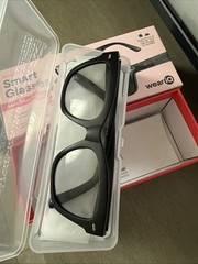 New WeariQ Wireless Smart Glasses Bluetooth, Black Polarized Lenses,