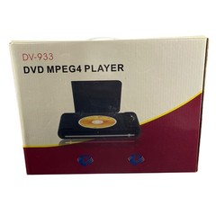 Portable DVD MPEG4 Player DV-933 With Remote & Cables – Tested