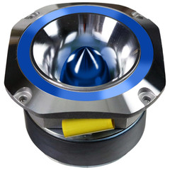 Audiopipe 4-inch 200W RMS Power 4 to 8 Ohms Aluminum Super Car Tweeter (Blue)