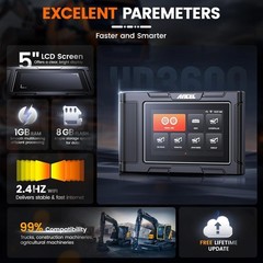 Construction Machinery Heavy Duty Truck OBD Scanner Diagnostic for CAT John Deer
