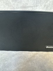 Boston Acoustics MicroCenter Center Speaker 8 Ohms Black Working Sounds Awesome