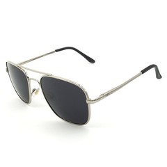 J+S Premium Military Style Classic Medium 58mm, Silver Frame/Black Lens