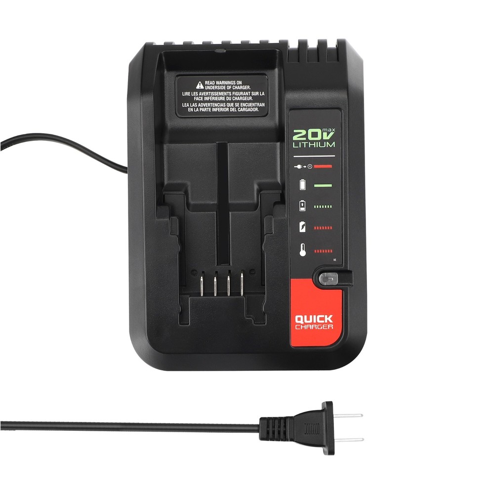 Quick Charger For Black and Decker 20V 12V Max Lithium Battery LBXR20 LBX4020