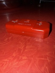 VINTAGE RED 1960’S HANDY ADDER SUPERMARKET CALCULATOR CHANGE COUNTER HONG KONG