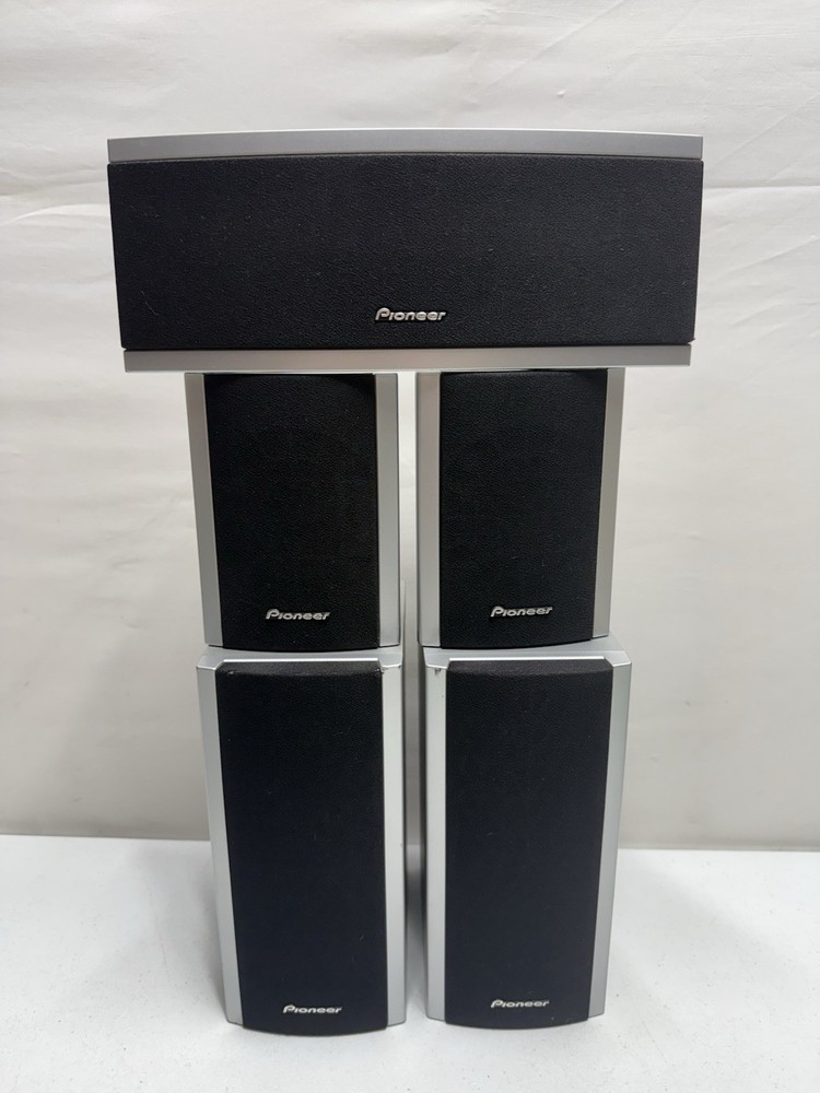 Pioneer S-FCRW240L-S 5 Piece Speaker Set 100w (1) Center (2) Front (2) Rear