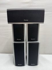 Pioneer S-FCRW240L-S 5 Piece Speaker Set 100w (1) Center (2) Front (2) Rear