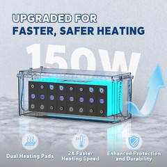 Litime 12V 200Ah Plus Heated LiFePO4 Battery 2560W Heating -4°F For Cold Area