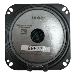 Raptor 4″ OEM Replacement Dual Cone Speaker 2-Way 45 Watts 4-8 OHMS Car Audio