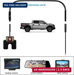 4 Pin 16.5Ft Dash Cam Rear View Backup Camera Reverse Car Recorder Cable Extensi