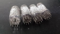 QTY=4 TUNG-SOL GREEN Digivac Seven Segment Display Tube DT-1704C Test NOT BRIGHT