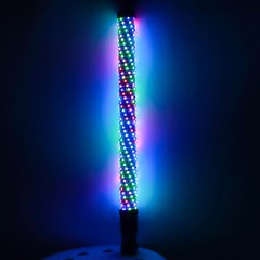 1FT/2FT Spiral LED Fat Whip Light Antenna RGB Chasing For Can-am X3 RZR UTV ATV