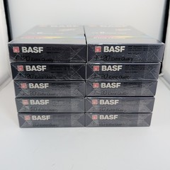 10 Pack – BASF T-120 Extra Quality VHS VCR Video Cassette SEALED
