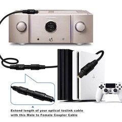 3ft Optical Cable Extension Toslink Extender Cable Male To Female Optical Audio