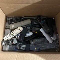 Lot of 96 Remote Controls Various Brands Untested Most With Battery Covers