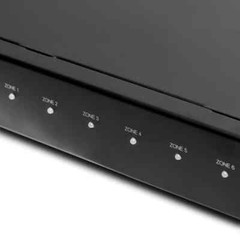 6-Zone App-Controlled Matrix for Multi-Room Audio, iOS/Android Compatibility