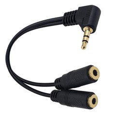 3.5mm Headphone Splitter Adapter Audio Splitter 3.5mm Male to 2 Female Cable