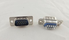 10x VGA Male Plug Socket DB15 15-Pin D-SUB 3 Rows Solder Type Connector Adapter