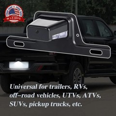 LED License Plate Light with License Plate Holder, Waterproof 12V DC License Tag