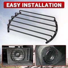 Metal 12 Inch Subwoofer Grill Cover – Compatible with Most Car Audio Systems