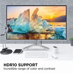 27 Inch 4K Monitor IPS 65W USB C HDR10 DisplayPort ViewSonic VS19281