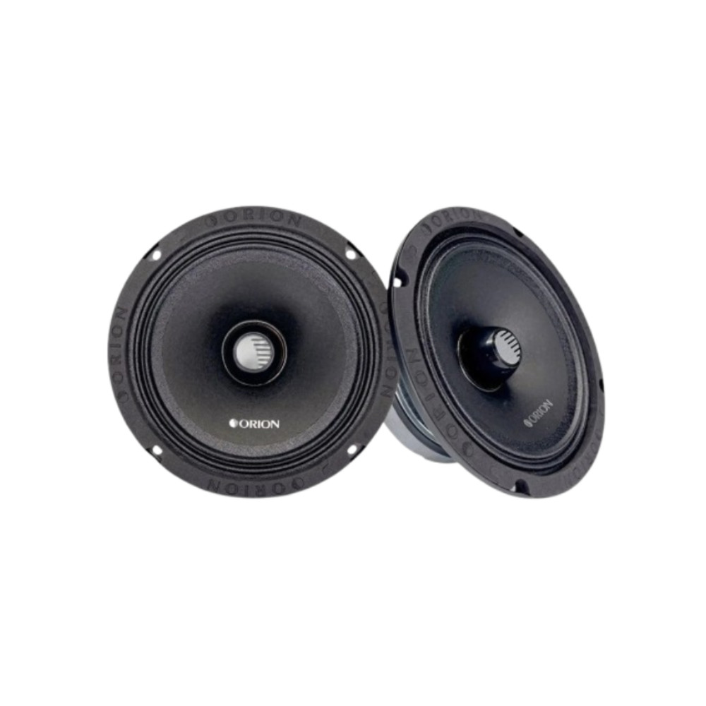 Orion CM652 6.5″ 1000W Peak 2-Ohm 1.5″ Voice Coil Car Midrange Speakers (Pair)