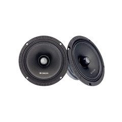Orion CM652 6.5″ 1000W Peak 2-Ohm 1.5″ Voice Coil Car Midrange Speakers (Pair)